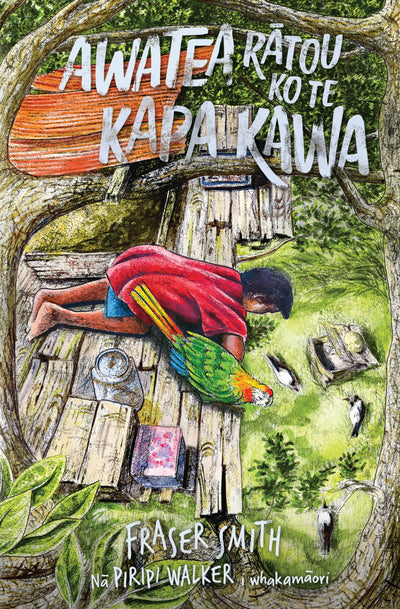 Awatea Ratou ko te Kapa Kawa te reo Maori childrens story about a boy exploring the beach with his friends