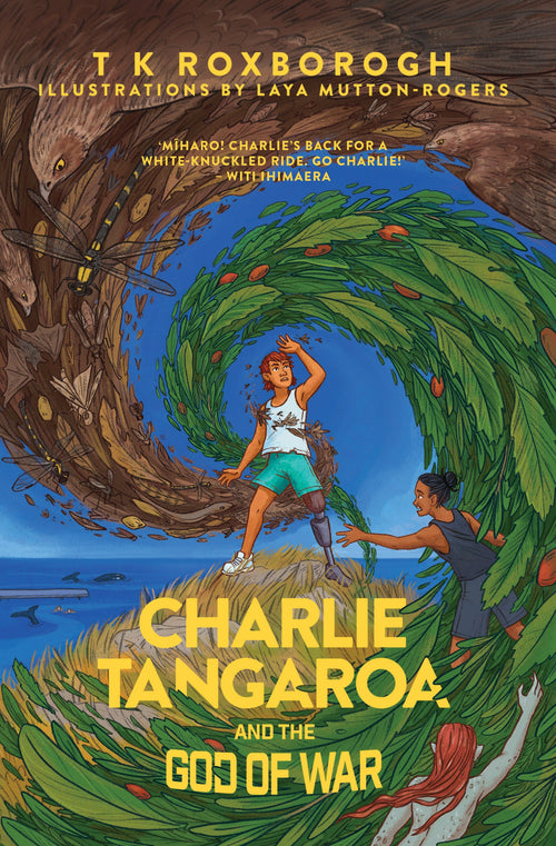 Charlie Tangaroa and the God of War childrens fantasy novel about Maori mythology mystery and adventure