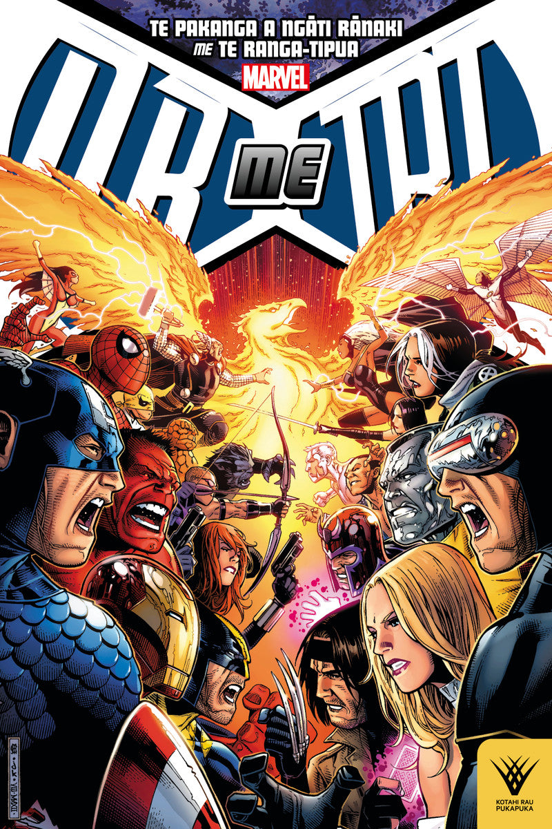 Te Pakanga a Ngati Ranaki me Te Ranga Tipua te reo Maori translation of Avengers vs X Men comic